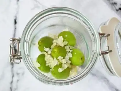 Make Green pomegranate step 3