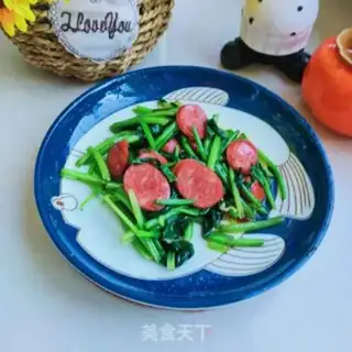 Make Red sausage spinach step 7