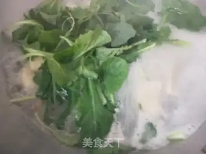 Make ♪ Little cabbage meat tofu soup ♪ step 4