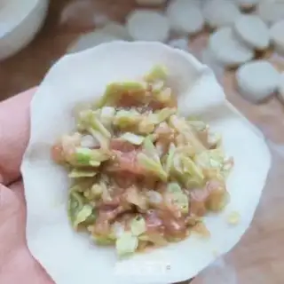 Make Pork and blue dumplings step 6