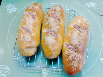 Make Coconut jam bread step 17