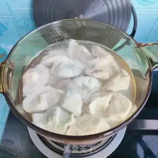 Make Pork and blue dumplings step 9