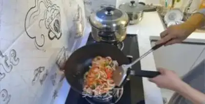 Make Onion fried eggs step 6