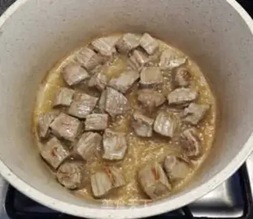 Make Cheese roast beef step 8