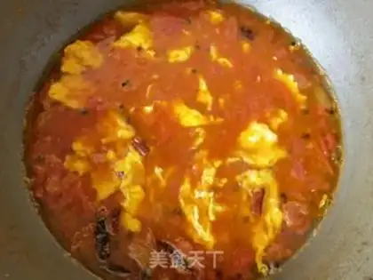 Make Tomato eggs step 8