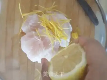 Make Lemon lobster step 1