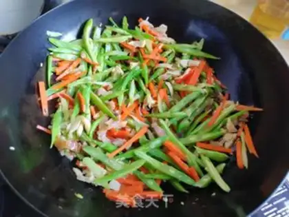Make The salted meat, the beans, the pastries step 5