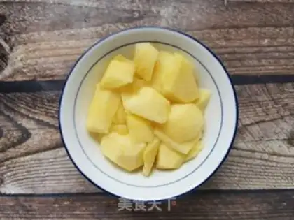 Make Skin steamed apples step 2