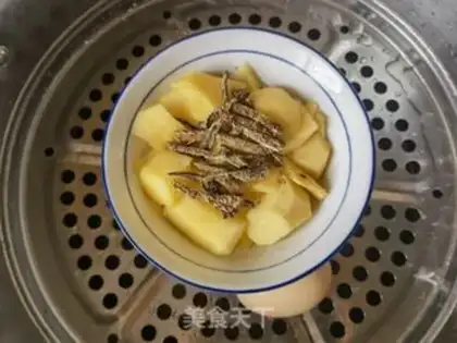 Make Skin steamed apples step 4