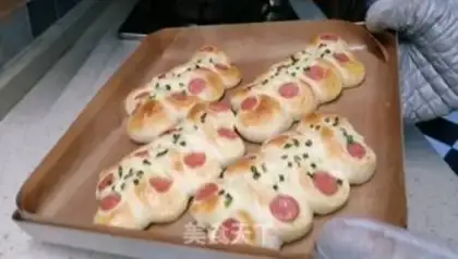 Make Handmade ham bread step 20