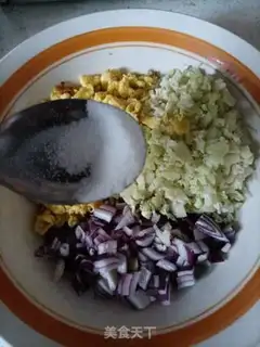 Make Vegetable dumplings step 4