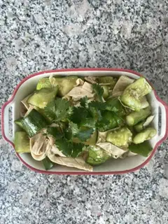 Make cucumber-skin step 9