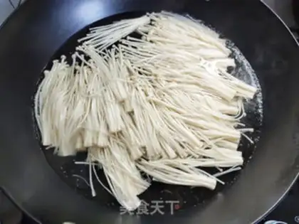 Make Frozen needle mushrooms step 8