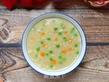 Make Carrot pea oatmeal step 8
