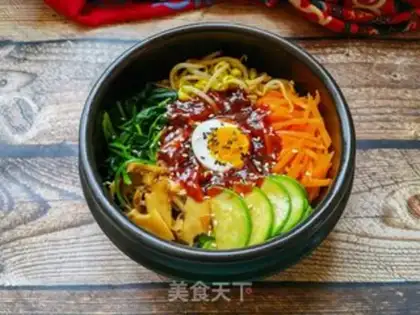 Make Korean rice step 19