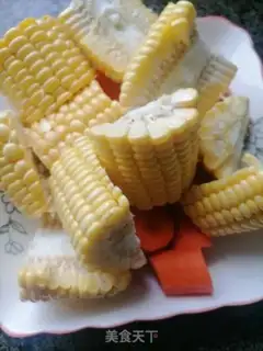 Make Carrot corn bone soup step 1