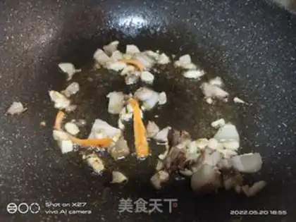 Make Fried carrot meat step 1
