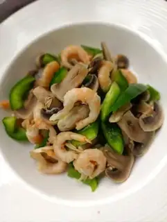 Make Pepper-sprouts, sweet shrimp step 12