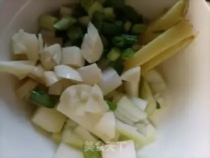Make Fire rice powder step 1