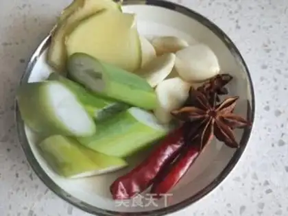 Make Red-burned flatfish step 2