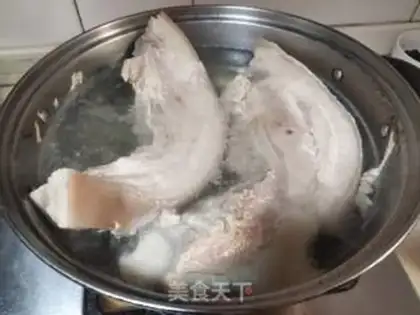 Make Scrambling meat step 0