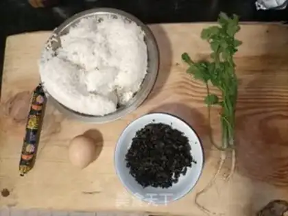 Make Egg fried rice step 0