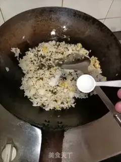 Make Egg fried rice step 7