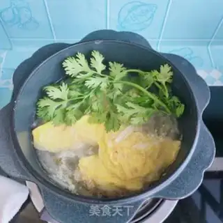 Make White radish egg soup step 5