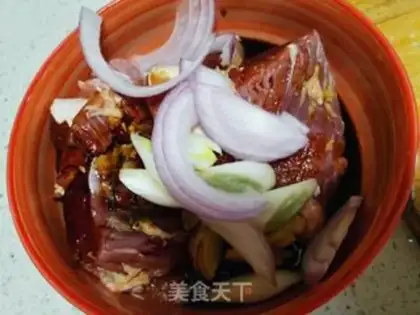 Make Soy beef step 1