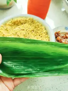 Make Yellow rice, three-coloured quinoa, chicken meat step 11