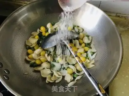 Make Silver almond lily with green beans step 6