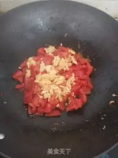 Make Tomato egg noodles step 4