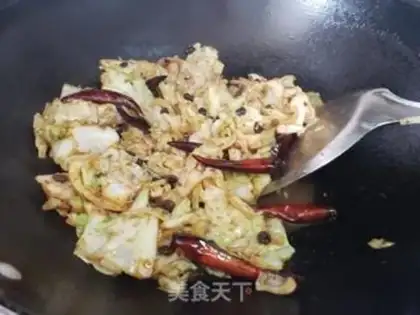 Make Bean cabbage step 2