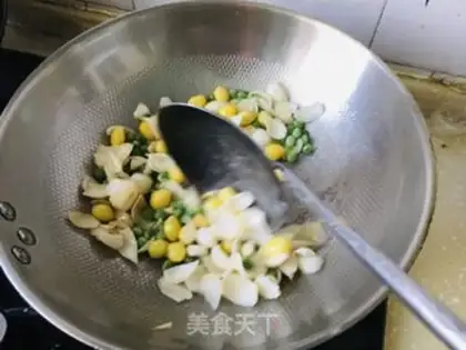 Make Silver almond lily with green beans step 8