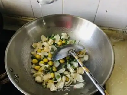 Make Silver almond lily with green beans step 9