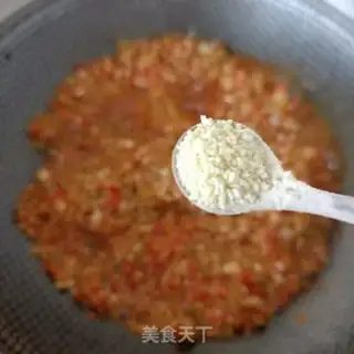 Make Twin pepper garlic sauce step 16