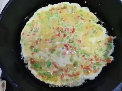 Make Bitter eggcake step 4