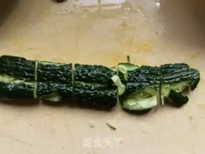 Make Mustard cucumber powder step 3