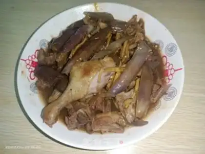 Make Duck eggplant step 9