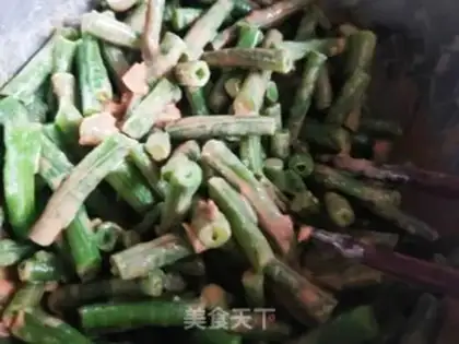Make Sesame sauce, bean horns step 3