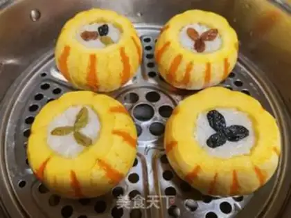 Make The sunmelon steamed rice step 6