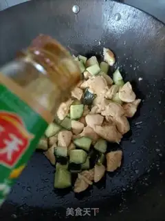 Make cucumber chicken step 9
