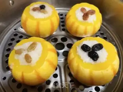 Make The sunmelon steamed rice step 7