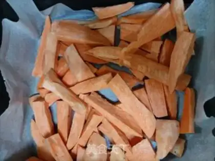 Make Air-cuttered melon bars step 2