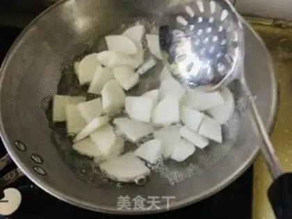 Make A lamb radish step 0