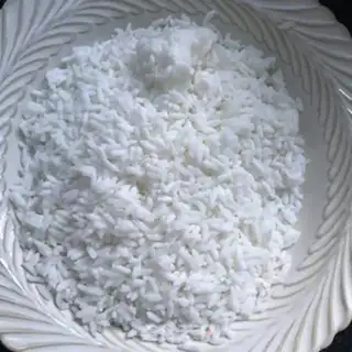 Make Cream shrimp fried rice step 1