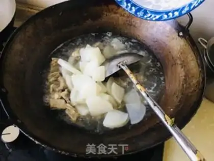 Make A lamb radish step 3