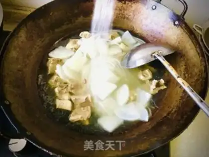 Make A lamb radish step 4
