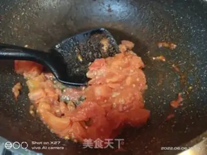 Make Eggs, red oatmeal step 2