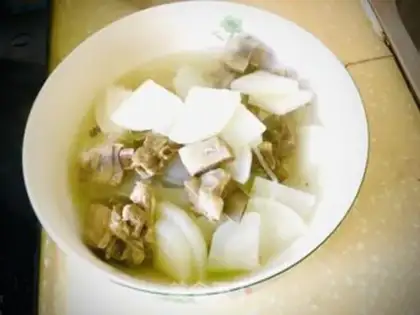 Make A lamb radish step 6